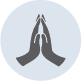 praying hands icon